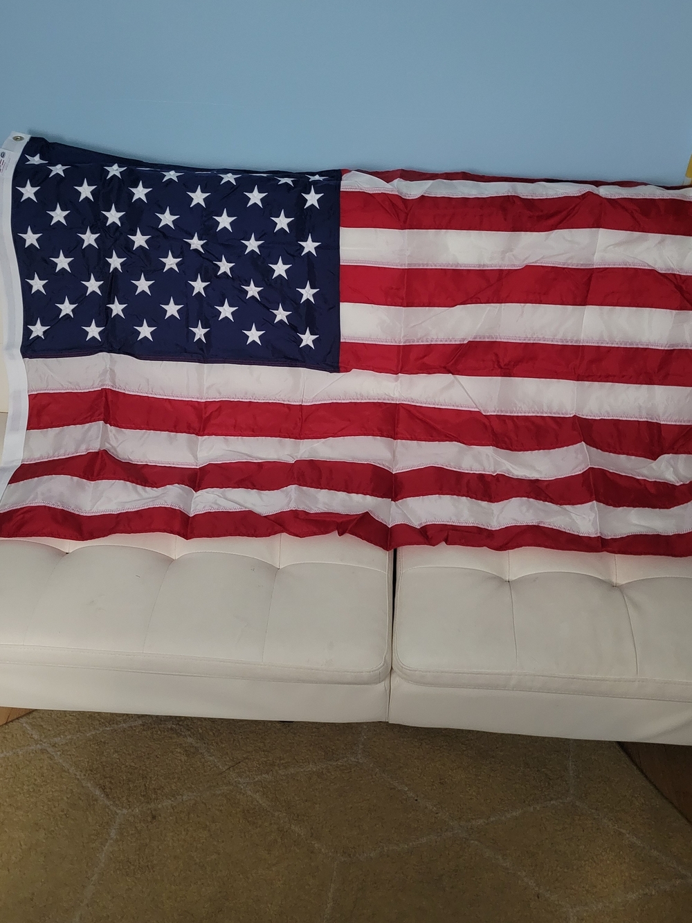American Flag Banner - Red White Blue Stars & Stripes